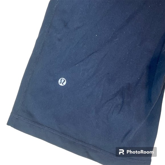 Lululemon women's long line high waisted soft stretch short Size 2 black - Picture 2 of 4